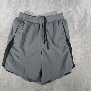 Under Armour Running Shorts Athletic Gym‎ Workout Fitted Gray Mens Small